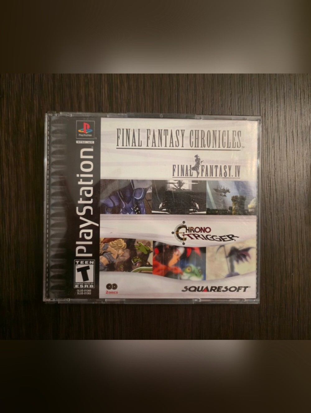 Final Fantasy Chronicles (Sony Playstation 1, 2001) PS1 - Black Label - Complete